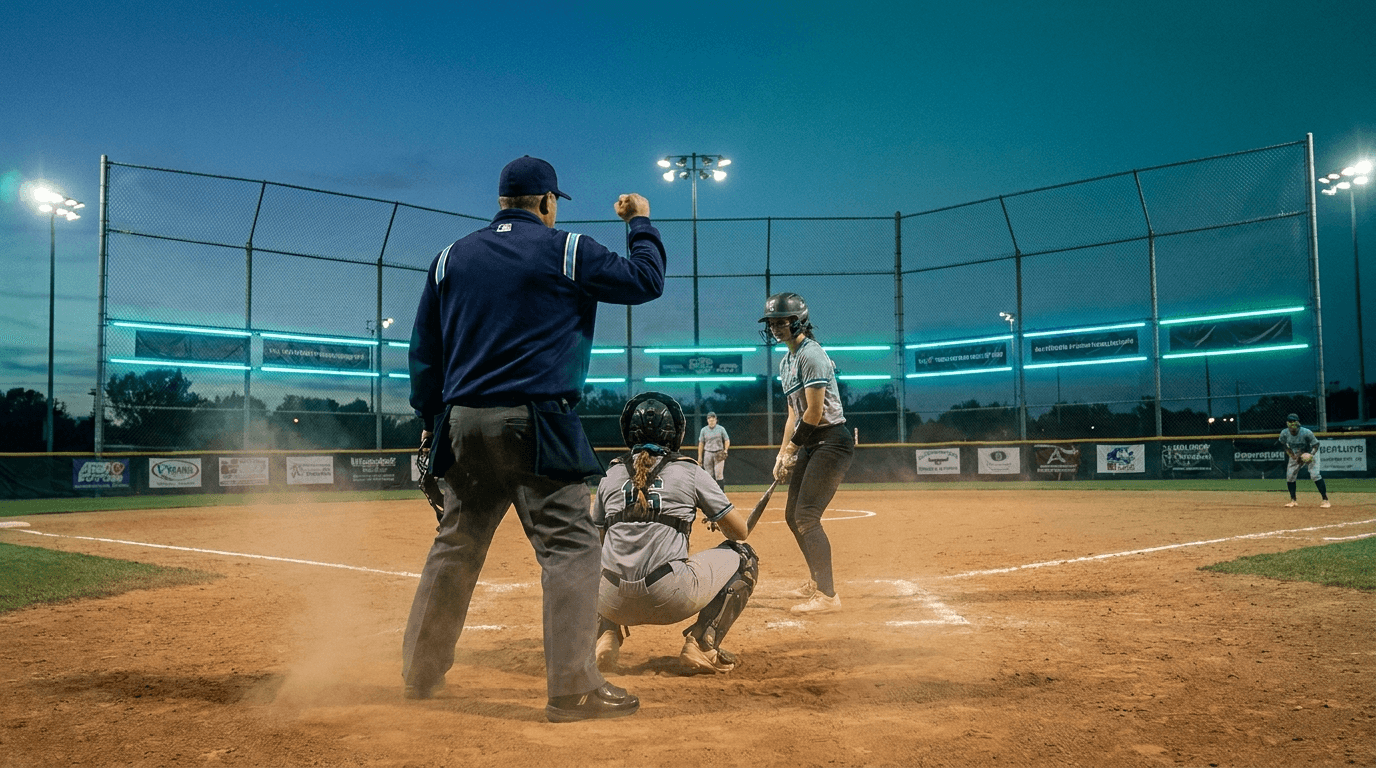 Softball officiating
