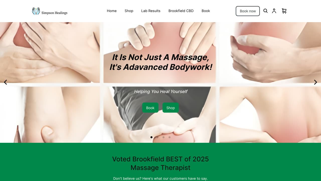 Simpson Healing Hands Therapeutic Massage logo